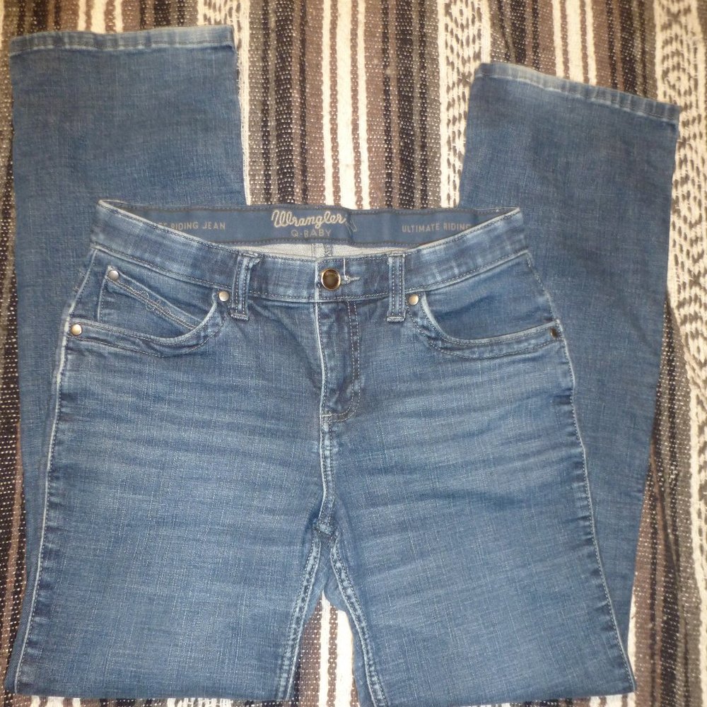 Wrangler Q-Baby No Gap Waistband Bootcut Jeans - sz 7/32